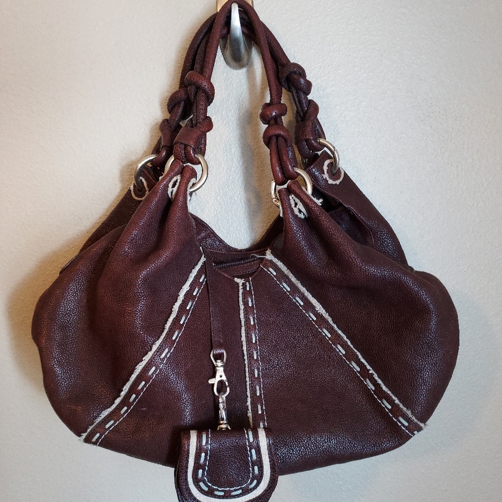 Radley Leather Shoulder Bag With Change Purse